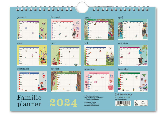 Fiep Westendorp familie planner 2024