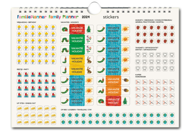 Rupsje Nooitgenoeg familie planner 2024