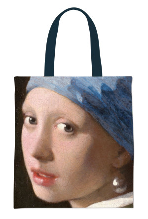 Tote bag: Meisje met de parel - Girl with the Pearl Earring, Vermeer, Mauritshuis