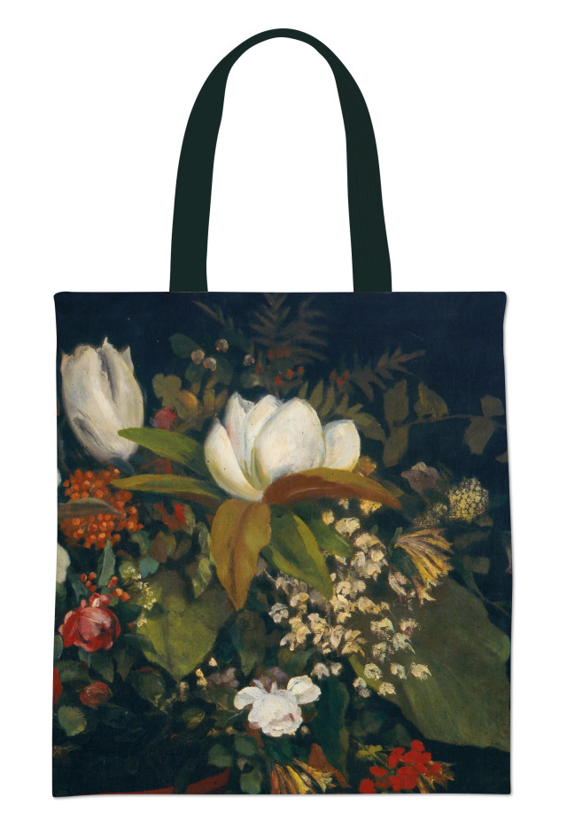 Tote bag: Blumenschale, Gustave Courbet, Kunsthalle Bremen
