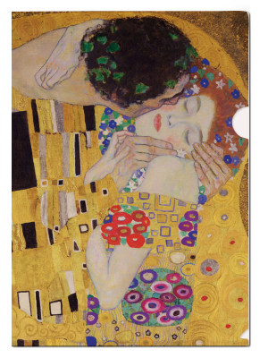L-mapje A4 formaat: The Kiss, Gustav Klimt
