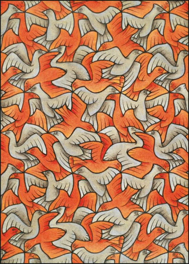 Regular Division of the Plane drawing No 71, M.C. Escher