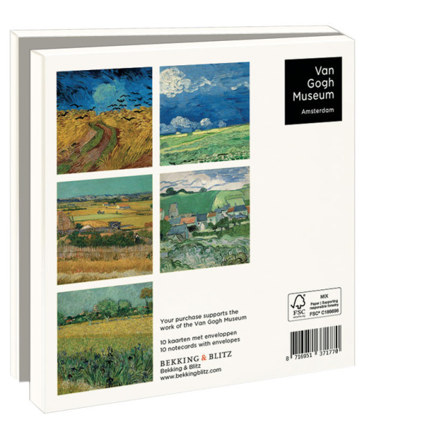 Kaartenmapje met env, vierkant: Landscapes, Van Gogh Museum