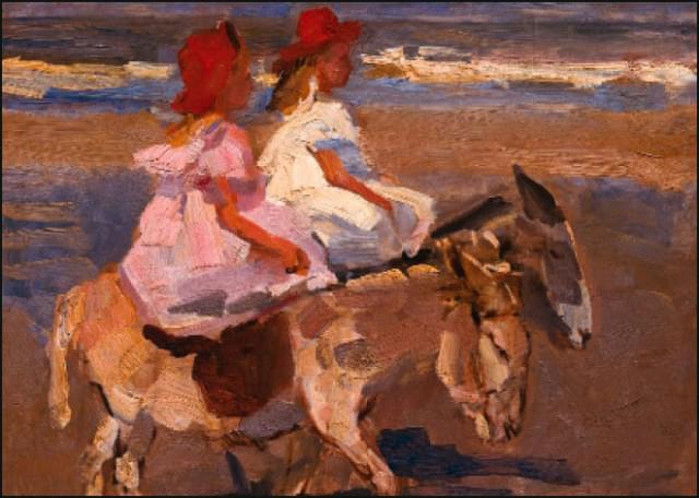 Donkey riding, Isaac Lazarus Israels