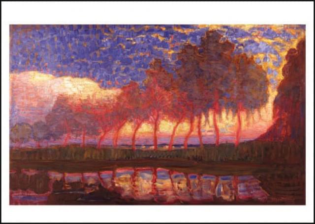 Trees at the Gein, 1907-1908, Piet Mondriaan, Museum de Fundatie