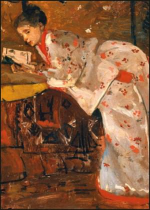 Girl in kimono, c. 1893, George Hendrik Breitner