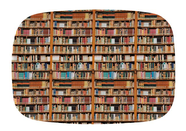 Dienblad: Bücher - Die Klosterbibliothek, Maria Laach