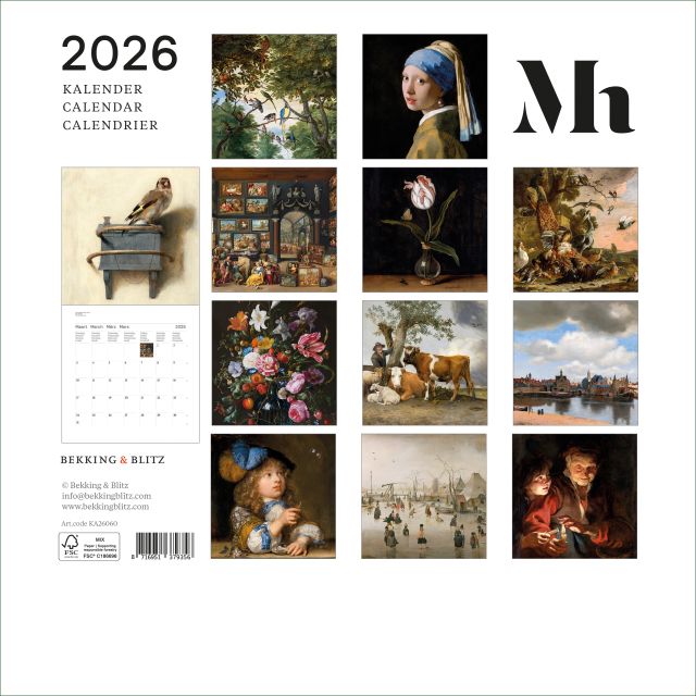 Mauritshuis maandkalender 2026