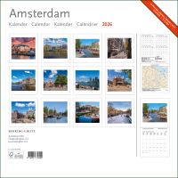 Amsterdam maandkalender 2026