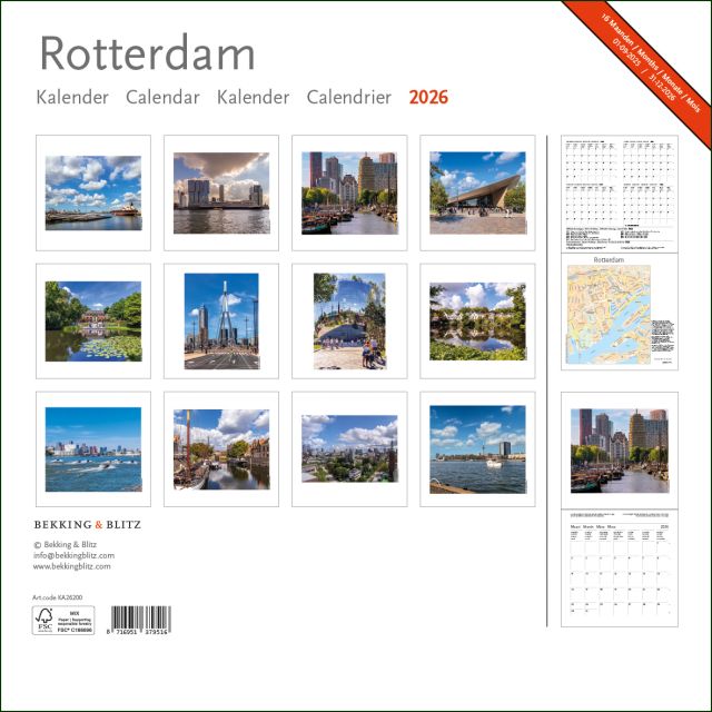 Rotterdam maandkalender 2026