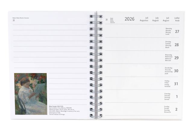 Book by Book weekagenda 2026