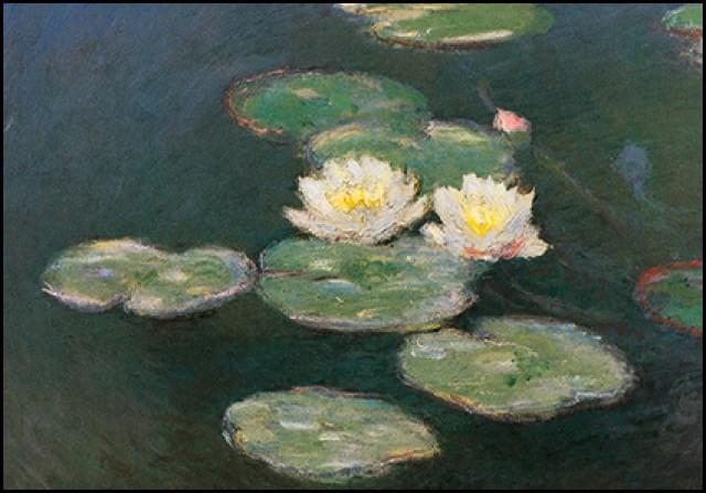 Avondbloemen-Evening Flowers, Claude Monet