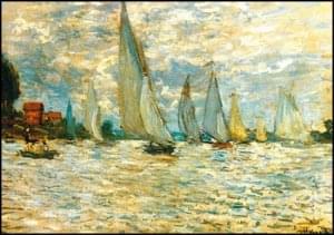 Regatta at Argenteuil, Claude Monet