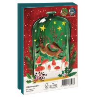 Kaartenmapje met env, klein: Fijne Feestdagen, Miriam Bos