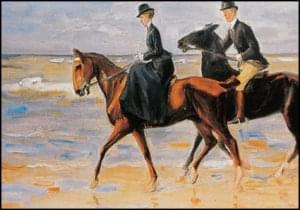 Riders on the beach, Max Liebermann