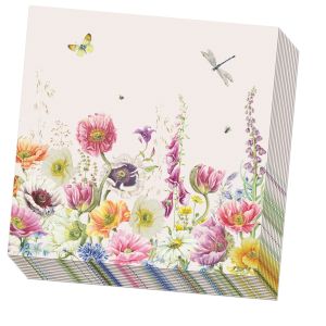 Servetten: Wild Flower Field, Janneke Brinkman-Salentijn