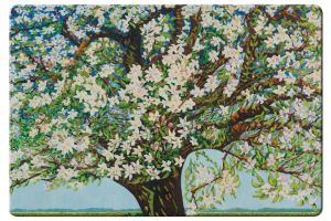 Placemat: Beemster, Bloeiende boom, Charley Toorop, Museum More