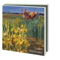 Kaartenmapje met env, vierkant: Tussen weilanden, Hans Versfelt