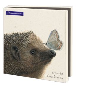 Kaartenmapje met env, vierkant: Laat de natuur leven, Lonneke Grimbergen, Natuurmonumenten