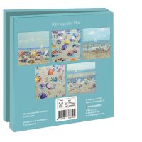 Kaartenmapje met env, vierkant: Beach, Niek van der Plas