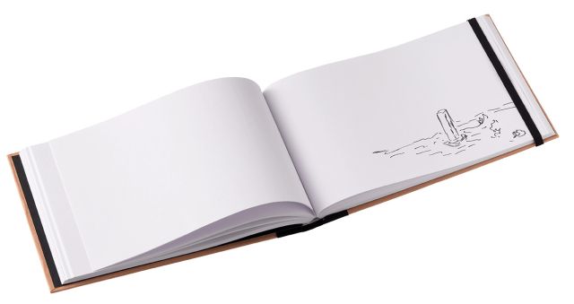 Passepartout notebook, liggend / landscape / quer