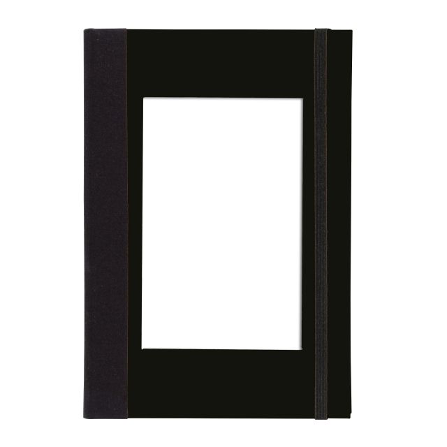 Passepartout notebook, staand / portrait / hoch