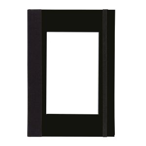 Passepartout notebook, staand / portrait / hoch