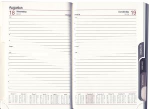 Combi agenda A5 dag 2027