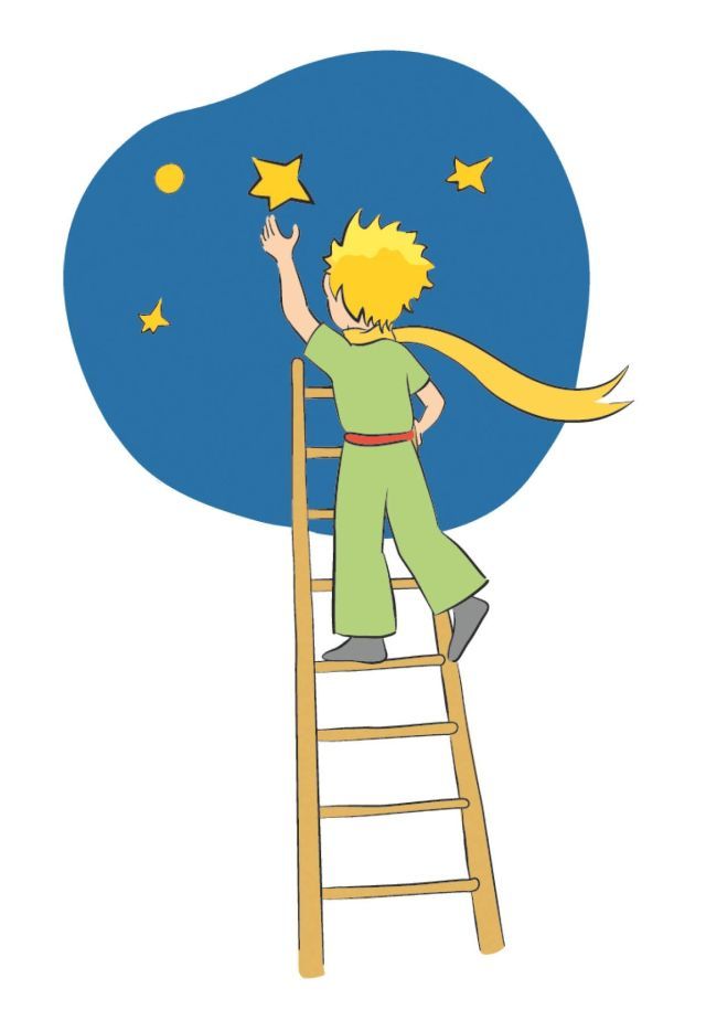 Climbs a ladder, The Little Prince