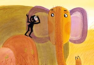 Olifant en Aap fluisteren, Kleine Aap, Mies van Hout