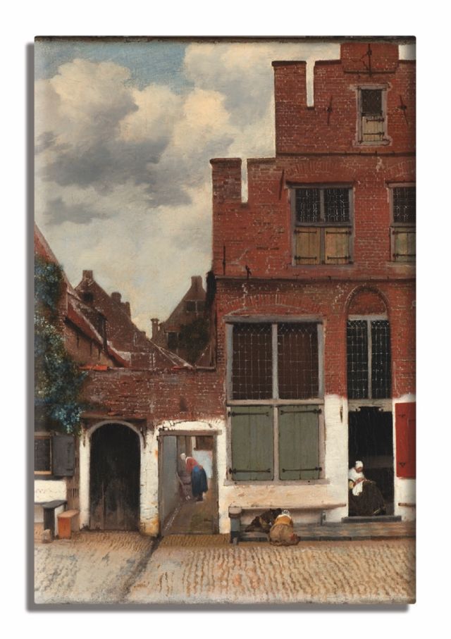 Koelkastmagneet: Het Straatje, Johannes Vermeer