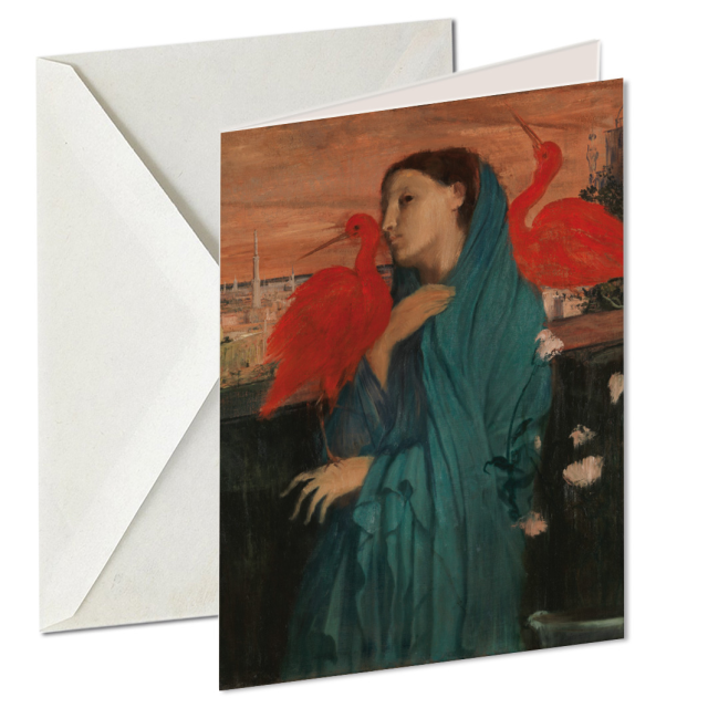 Jonge vrouw met Ibissen, Edgar Degas