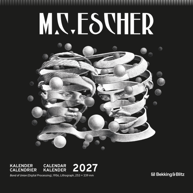 M.C. Escher mini maandkalender 2027