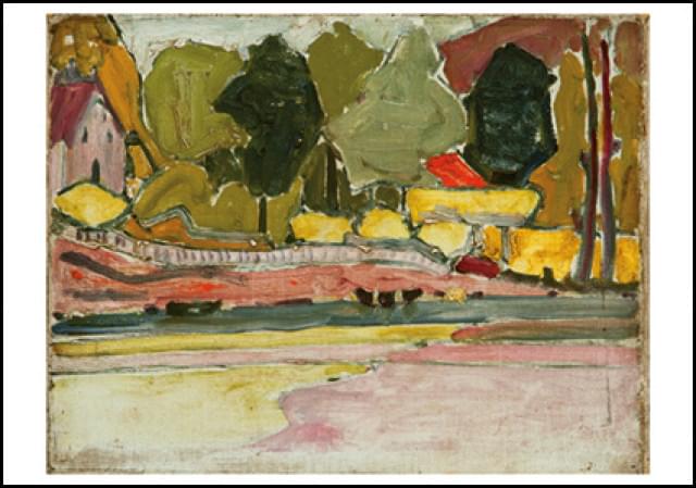On the shore, Piet Mondriaan, Museum de Fundatie