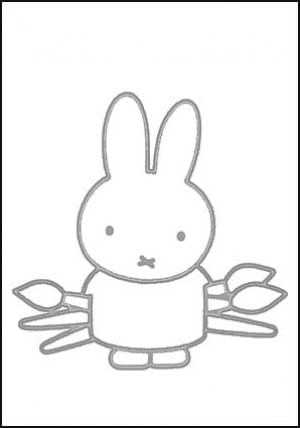 Dick Bruna - Nijntje met kwasten/ST