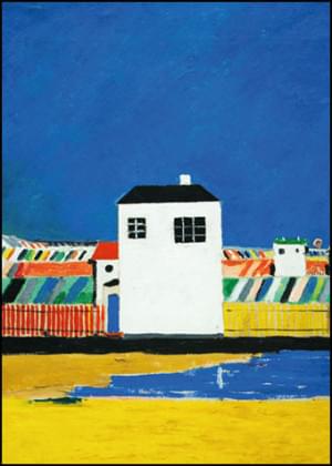Landscape with a White House, Malevich