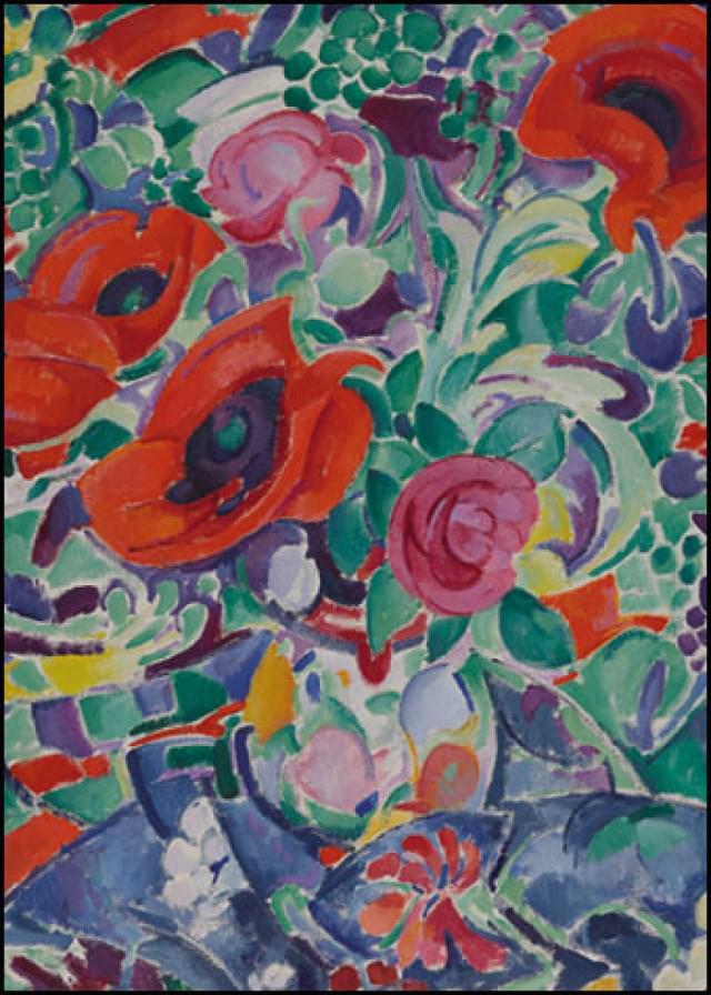 Bloemstuk met papavers, 1912, Leo Gestel, Singer, Laren