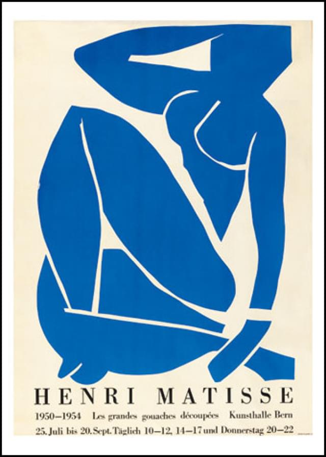 Poster for the exhibition, Les grande gouaches découpées, Henri Matisse