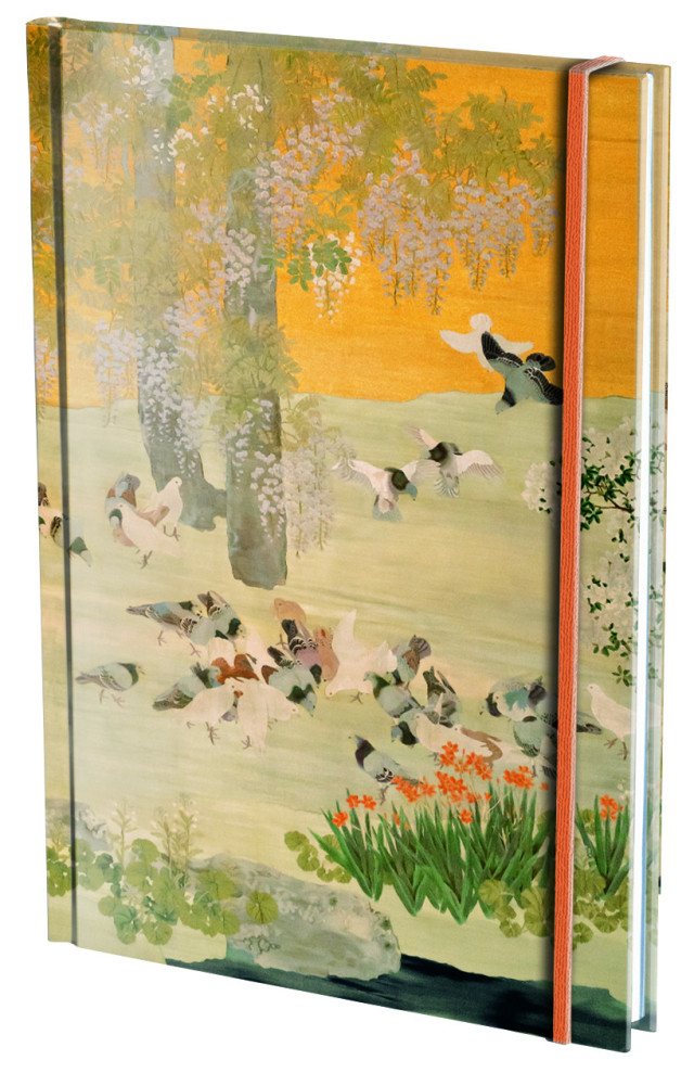 Notitieboek A5, harde kaft: Doves, Peace Palace