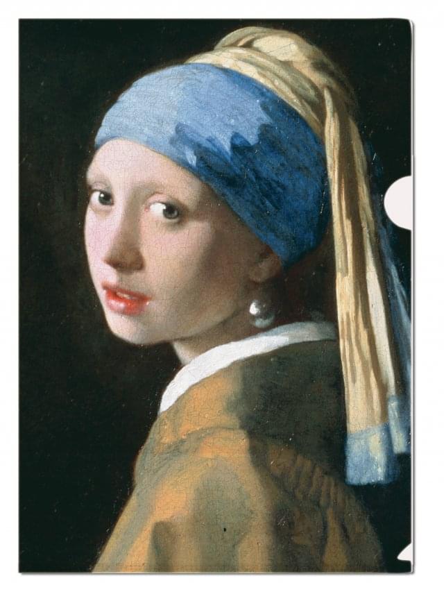 L-mapje A4 formaat: Meisje met de parel - Girl with the Pearl Earring, Johannes Vermeer, Mauritshuis