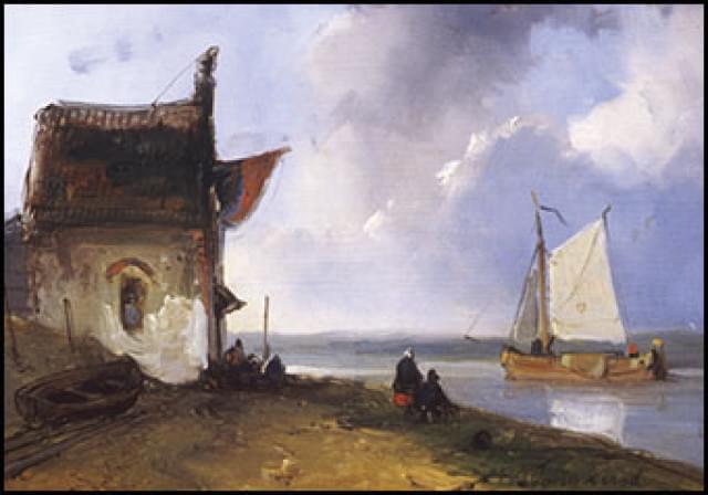 Riviergezicht, Johan Barthold jongkind, Museum de Fundatie, 