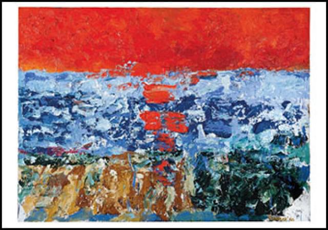 Red Horizon, Jan Cremer, Museum de Fundatie