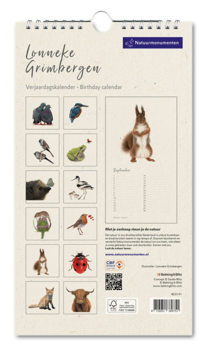 Birthday calendar: Lonneke Grimbergen, Natuurmomenten