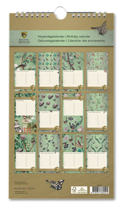 Birthday calendar: Kasteel Heeswijk