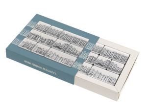 Set fridge magnets: Grachtenpandjes, Caspar Jacobsz. Philips, Collection Rijksmuseum Amsterdam