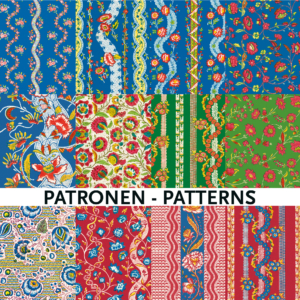 Gift wrap book: Flower papers from the collection of the Kunstblibliothek