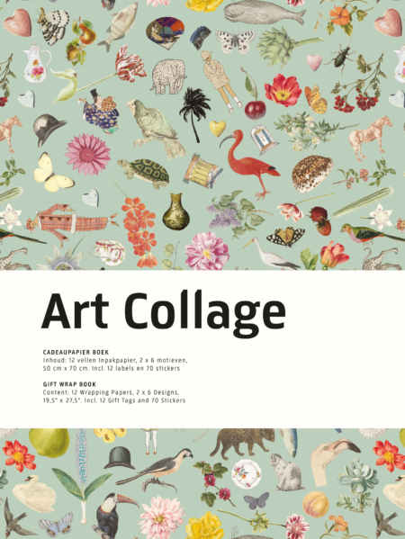 Gift wrap book: Art Collage, Joelle Wehkamp, Rijksmuseum Amsterdam