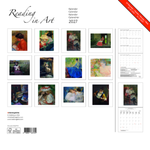 Reading in art monthly calendar 2027
