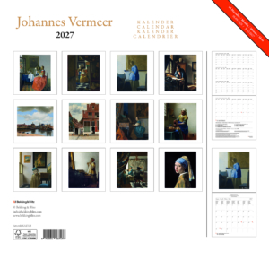 Vermeer monthly calendar 2027