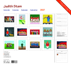 Judith Stam monthly calendar 2027